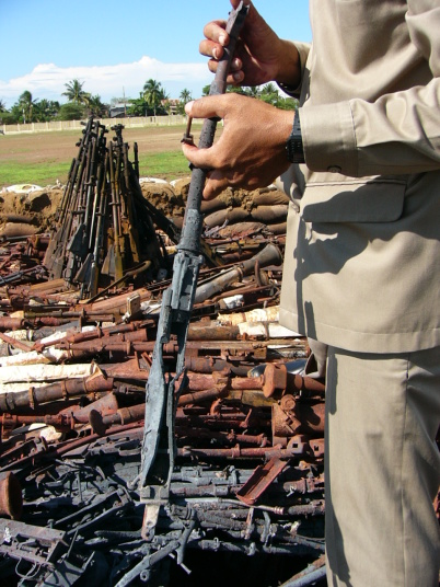 Inspection of destroyed weapons