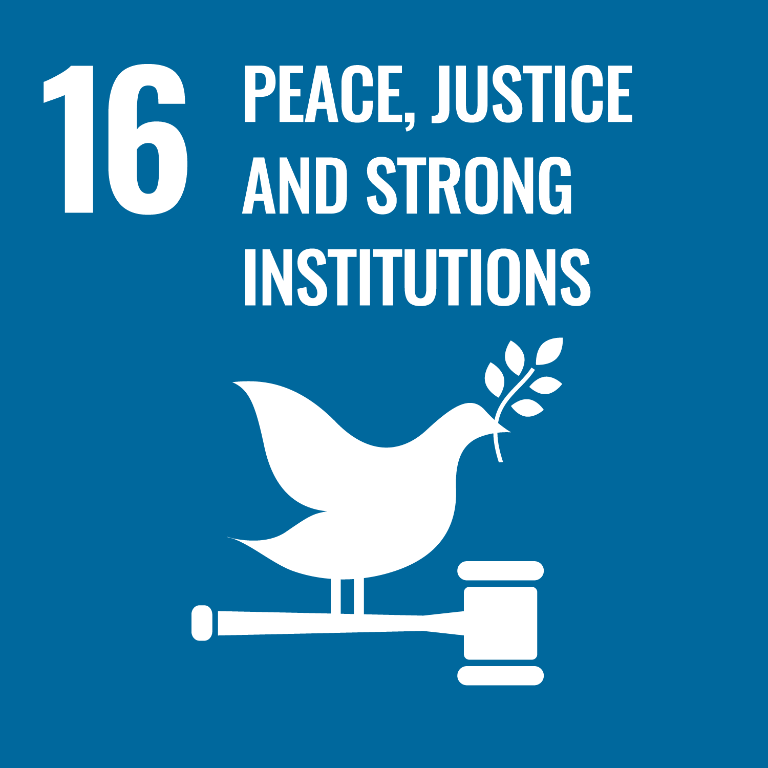 SDGs Goal 16: Promote just, peaceful and inclusive societies