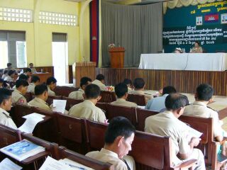 Opening ceremony for Safe Storage and Registration project