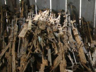 Weapons from buried warehouse in Battambang Province