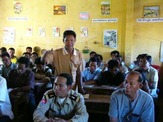 Participants at a Commune level workshop