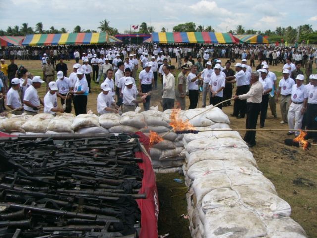 lighting the flame of peace